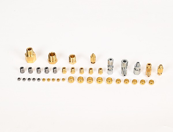 Lubrication copper joint Right-angle joint for lubrication system