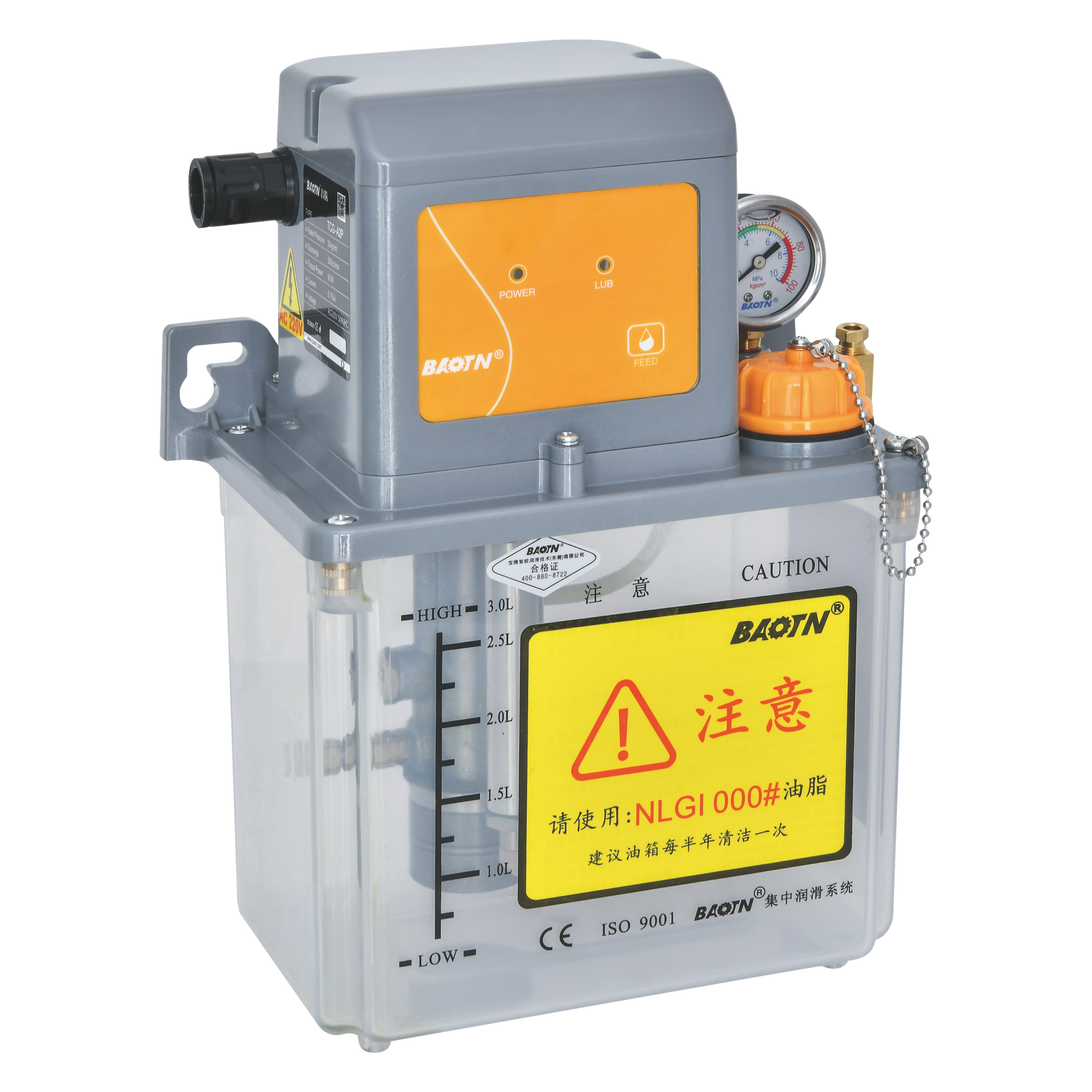 GTB-C2 Baotn Centralized  Grease Oil Lubrication System pump PLC Grease Pump