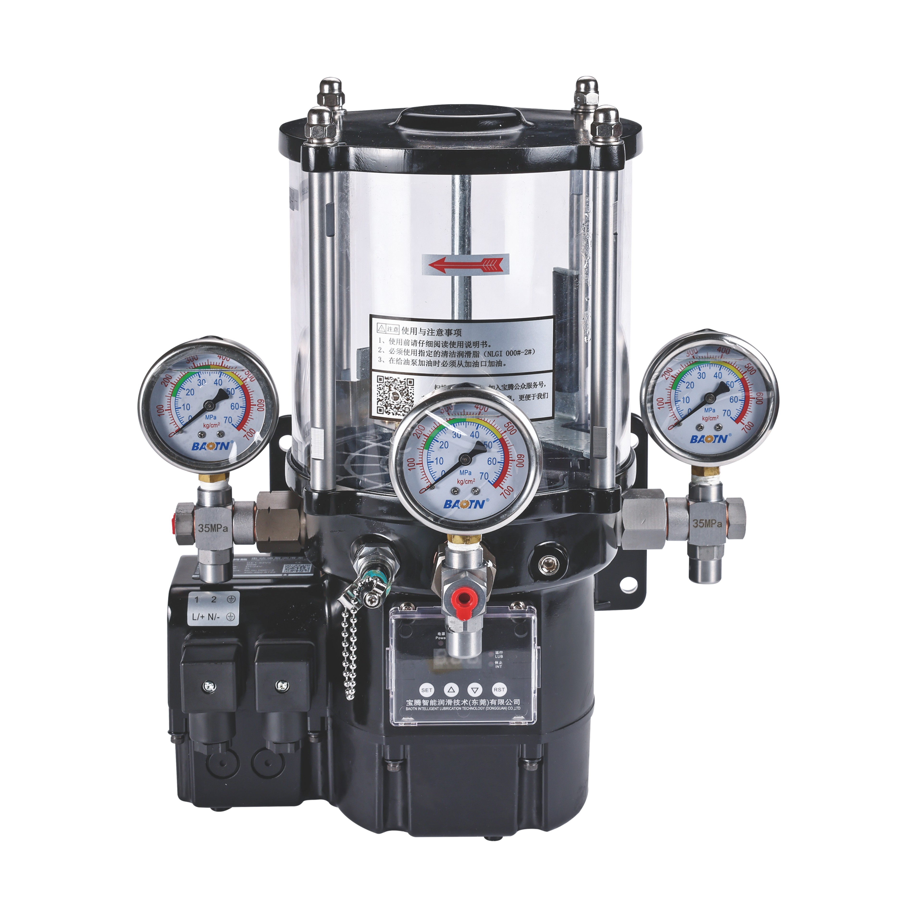 GET High pressure Progressive grease lubrication pump system for Construction machinery