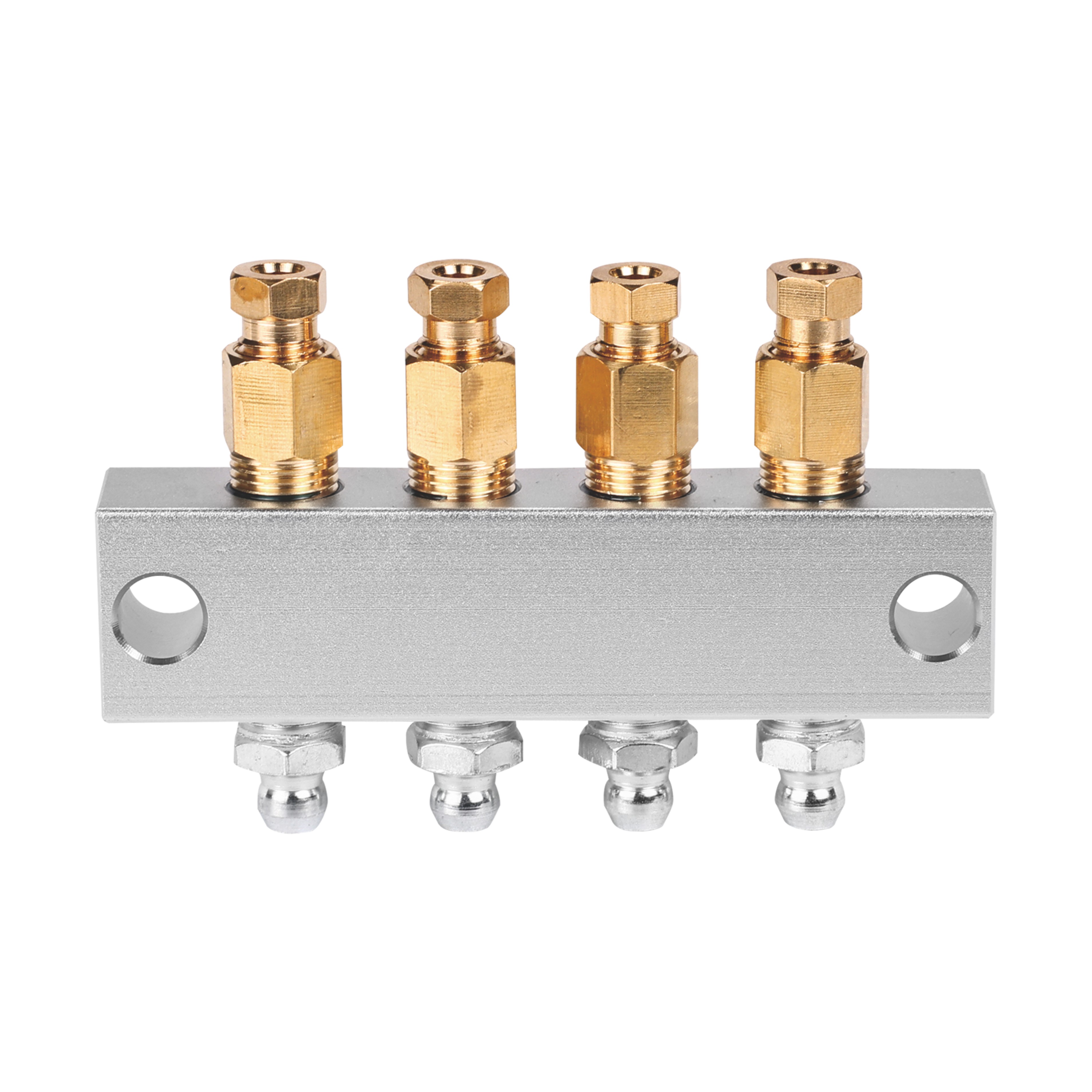 Lubrication connection body and distributor